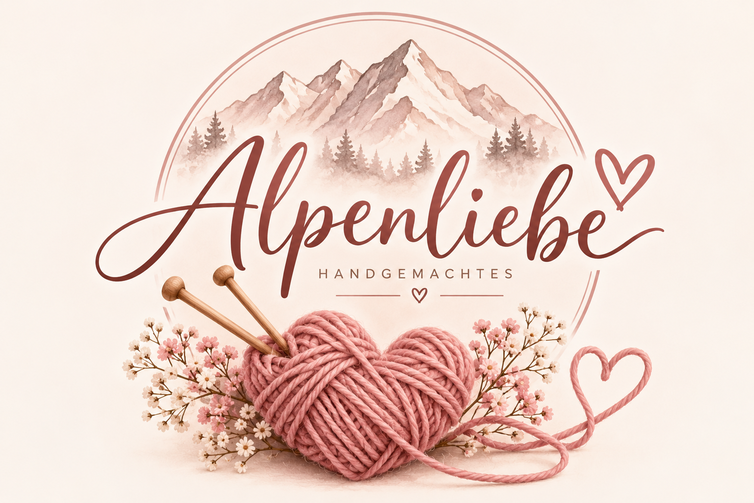 alpenliebe – handgemachtes wollherz